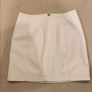 NWOT Free People faux leather skirt